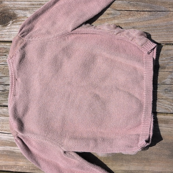 Baby Gap 18-24 Months Brown Rose Ruffle Button Front Cardigan - Picture 6 of 8